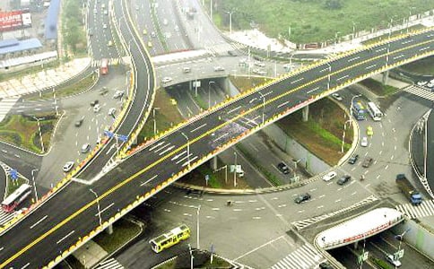 我愛大連立交橋