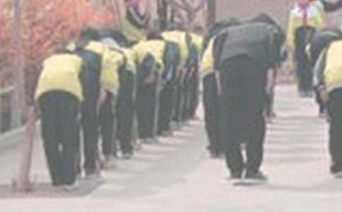 向小草鞠躬初一作文