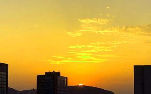 日落的小學(xué)寫景作文